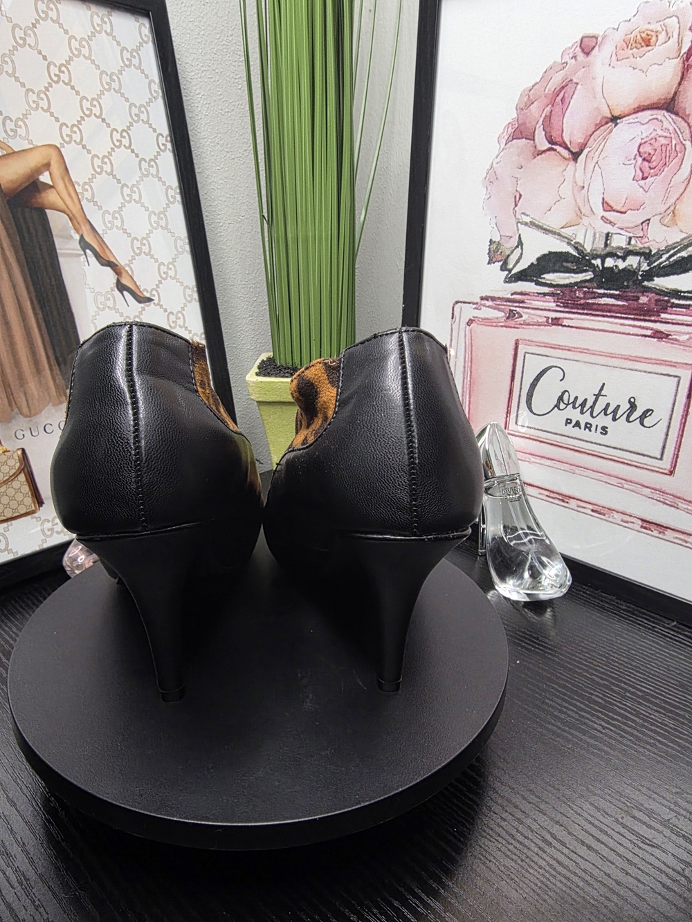 Andiamo Leopard Stilletto Heels - Picture 3 of 7